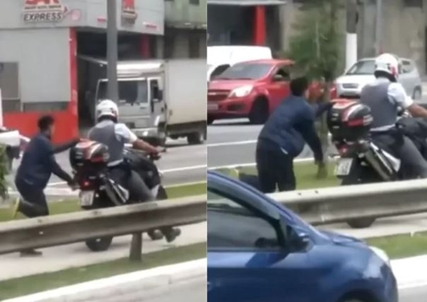 Juíza diz que não houve ilegalidade em prisão de jovem algemado a moto em movimento