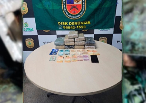 Mulher é presa com droga avaliada em R$ 32 mil dentro de barco em Manaus