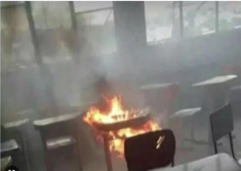 Vídeo: Aluno coloca fogo em sala de aula com professor e colegas dentro