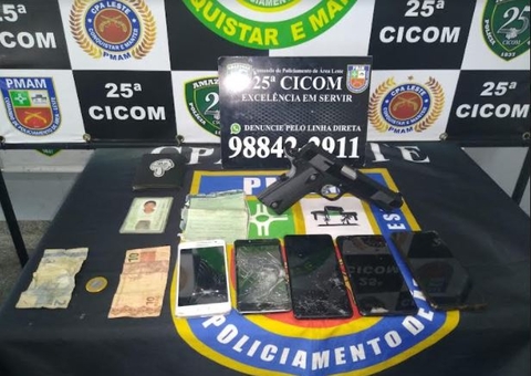 Adolescentes são apreendidos suspeitos de arrastões em Manaus