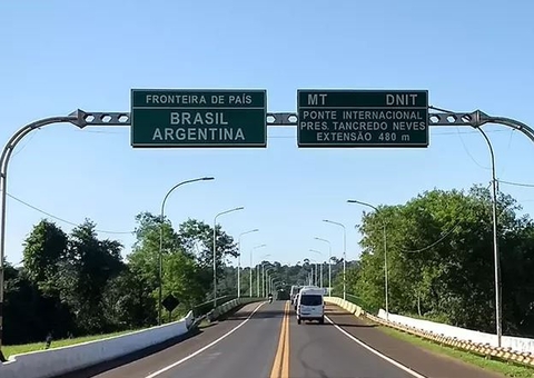 Argentina prorroga fechamento da fronteira terrestre com o Brasil