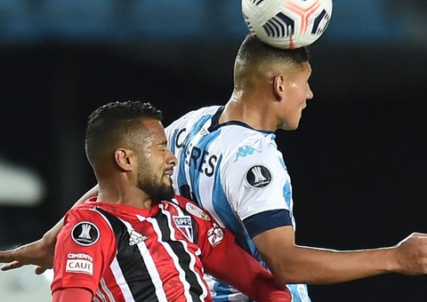 São Paulo segura empate sem gols com Racing na Libertadores