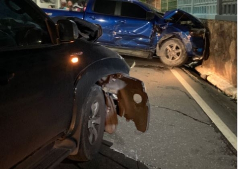 Supostamente embriagado, homem causa acidente violento em Manaus