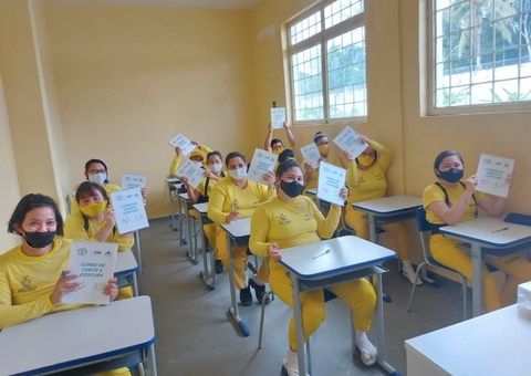 Cetam oferece cursos profissionalizantes para reeducandos do sistema prisional