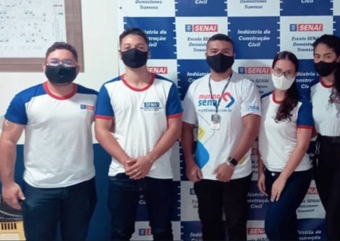 Alunos do Senai ganham destaque nacional com projeto antifurto residencial 