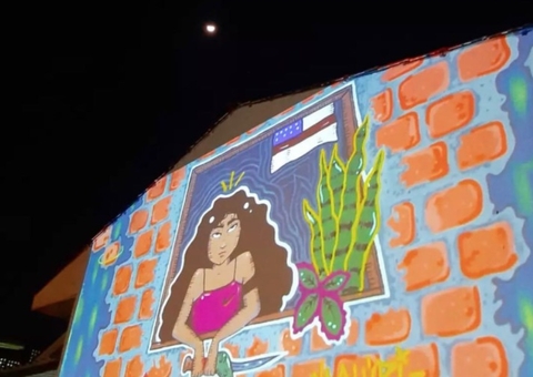 Projeto 'Hacker Urbano' realiza intervenções com obras de 12 artistas locais