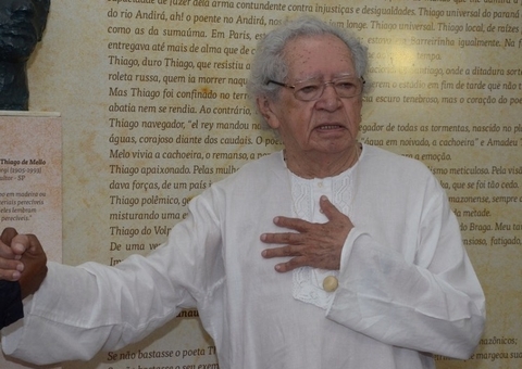 Exposição virtual conta trajetória do poeta amazonense Thiago de Mello