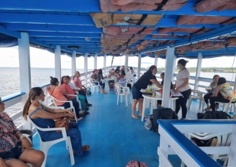 Oficina promove integração de parteiras na atenção à saúde da mulher no Amazonas