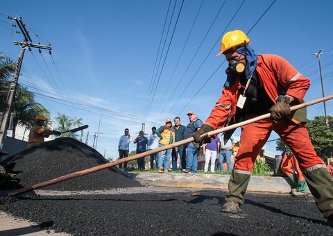Principais vias de Manaus recebem asfaltamento; saiba quais
