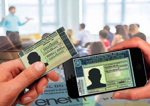 Candidatos poderão usar CNH digital como identificação no Enem 2022