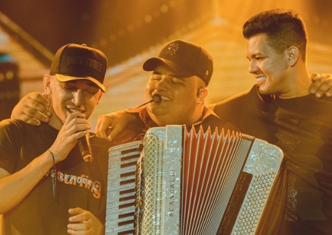 João Gomes, Tarcísio do Acordeon e Vitor Fernandes comandam Pizro BR, em Manaus