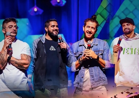 Thiago Ventura, Afonso Padilha, Dihh Lopes e Márcio Donato apresentam Stand Up em Manaus