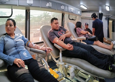 Unidade móvel do Hemoam estará na Ponta Negra, nesta quinta-feira