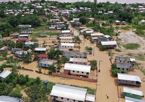 Cheia do Purus leva prefeitura de Canutama a decretar situação de emergência