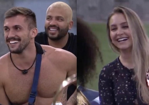 BBB21: Noite tem pedido para Carla lamber mamilo de Arthur