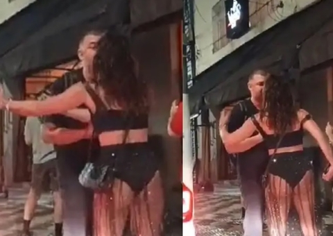 Carol Castro bate boca com motorista de app com direito a dedo na cara e caipirinha voando; vídeo