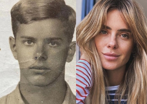 É real? Carolina Dieckmann resgata foto do pai e impressiona por semelhança