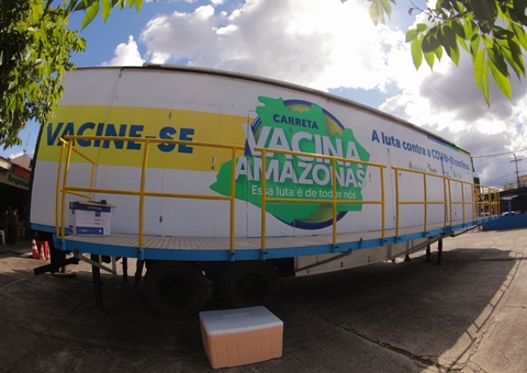 Carreta Vacina Amazonas atende moradores do Nova Vitória nesta segunda