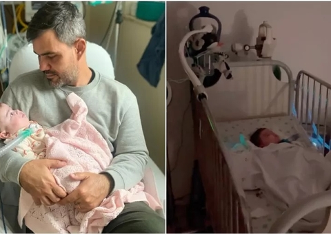 Filha de Juliano Cazarré tem alta após 7 meses internada