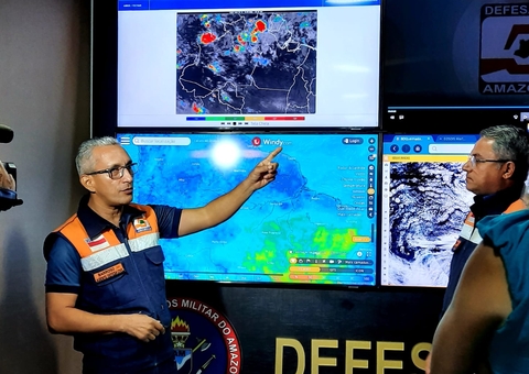 Cheia dos rios deixa 14 municípios em situação de alerta no Amazonas