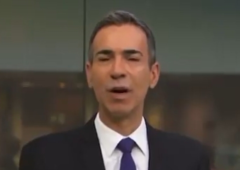 Cesar Tralli se emociona ao vivo ao lembrar da irmã com deficiência 