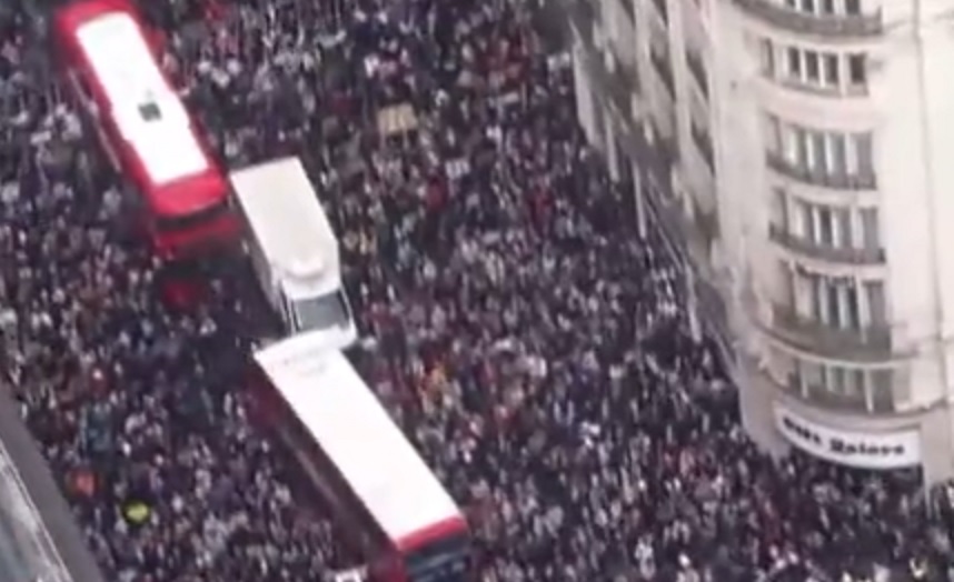 Atos em Washington, Londres e cidades europeias pedem cessar-fogo em Gaza