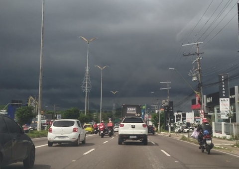 Amazonas recebe alerta de chuva com ventania nesta sexta-feira