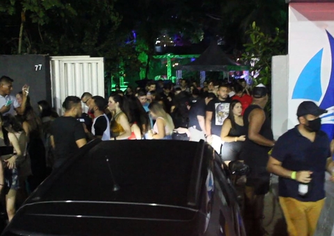 Três festas clandestinas foram encerradas neste fim de semana em Manaus