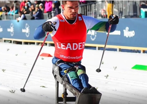 Nortista Cristian Ribeira leva dois ouros no para esqui cross-country na Noruega