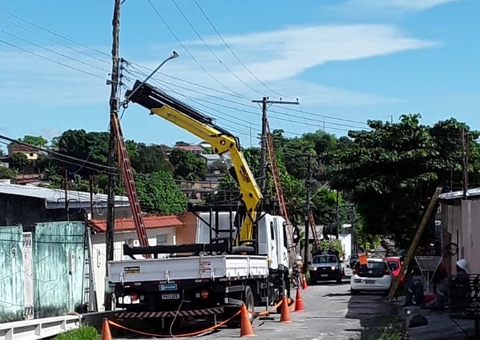 Manutenção deixa 8 bairros de Manaus sem energia nesta quarta-feira