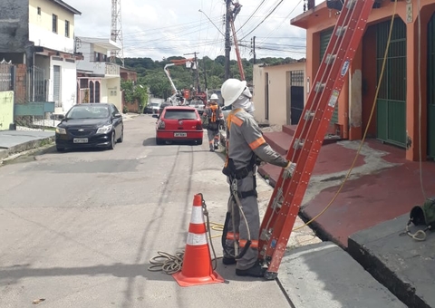 Fornecimento de energia é interrompido em 7 bairros de Manaus nesta segunda-feira