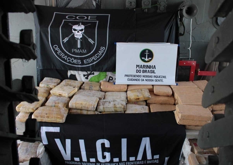 Homem é preso com mais de 200 Kg de drogas avaliados em R$ 3,4 milhões no Amazonas