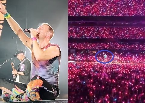 Vídeos: Coldplay dá início a shows no Brasil com espetáculo emocionante e presença de Seu Jorge 