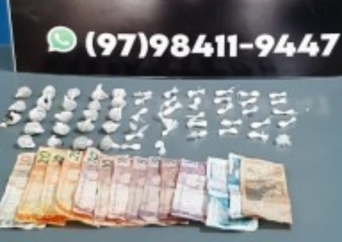 No Amazonas, homem é preso com drogas e dinheiro da Colômbia 