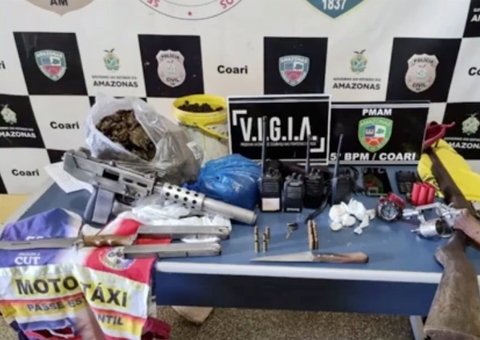 Dois bandidos são mortos em confronto com a polícia no Amazonas