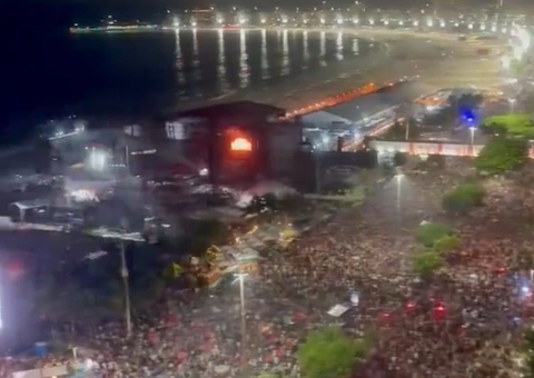 Vídeo: 'Mar de gente' lota praia de Copacabana para show de Madonna