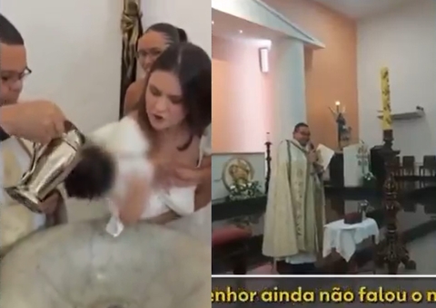 Família acusa padre de se recusar a dizer nome de menina durante batizado