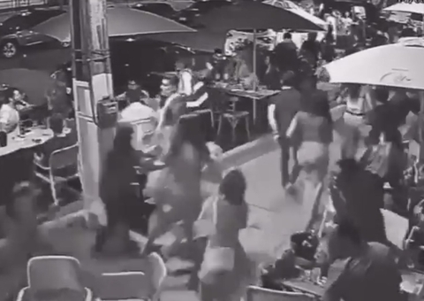 Clientes confundem turma de Crossfit com arrastão e entram em desespero; vídeo