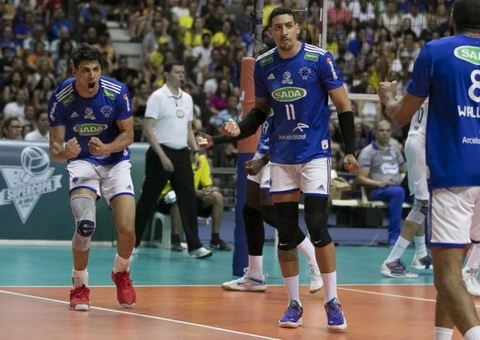 Em clássico mineiro, Cruzeiro vence Minas e é pentacampeão da Supercopa de vôlei