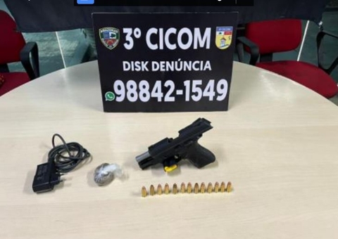 Detento do semiaberto é preso com pistola e drogas em Hilux no Petrópolis