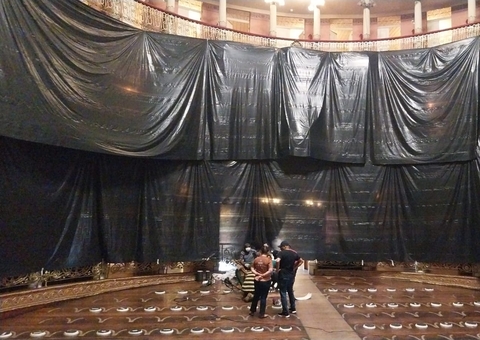 Teatro Amazonas passa por serviços de manutenção, conservação e restauro