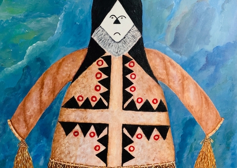 Galeria do Largo recebe exposição com pinturas de mitos indígenas