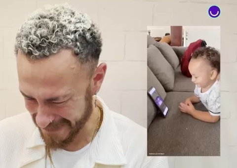 Fred chora ao assistir vídeo do filho pela 1ª vez após o BBB 23; vídeo