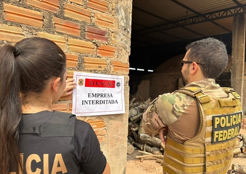 Operação da PF contra queimadas interdita empreendimentos ilegais no Amazonas