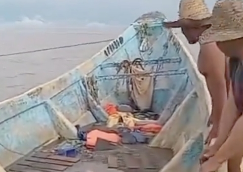 Corpos à deriva encontrados em barco no Pará são resgatados hoje, diz PF