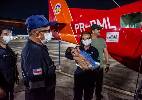 Bebês de Rondônia são transferidos em avião para atendimento médico no Amazonas