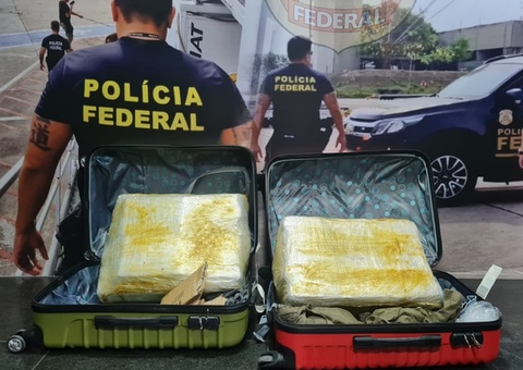 Passageira é presa no aeroporto de Manaus com 32 kg de drogas