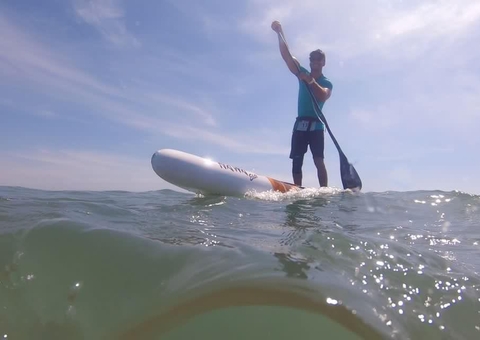 Pablo Casado brilha no Campeonato Brasileiro de SUP Race no Rio de Janeiro