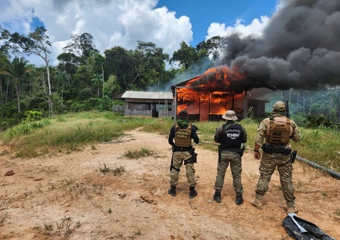 Operação destrói dez garimpos ilegais e aplica multa de R$ 4 milhões no Amazonas