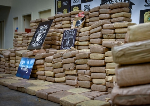 Crime organizado perdeu quase 10 toneladas de drogas em 6 meses em Manaus